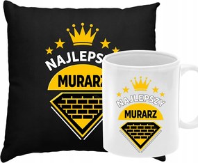 Bögre és Párna Kőműves Ajándék Szett