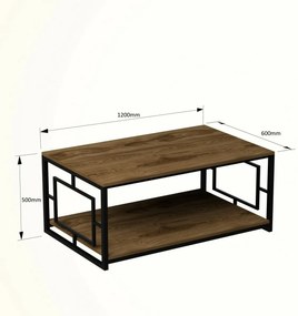 Kelvin Black and Walnut konferenciaasztal