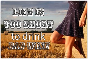 Poszterek 120x80 Life is too short