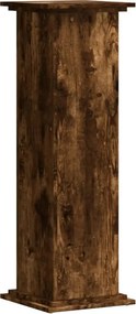 vidaXL füstös tölgy színű szerelt fa növényállvány 33 x 33 x 100 cm