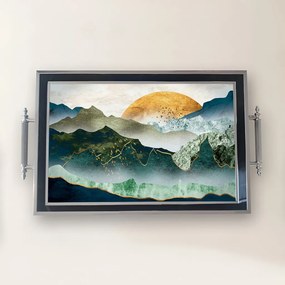 Üveg tálca, 38×24 cm – TPG9870
