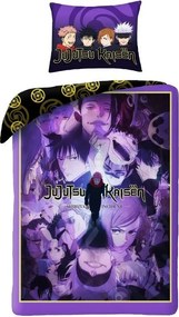 Jujutsu Kaisen Purple Energy ágyneműhuzat 140×200cm, 70x90 cm microfibre