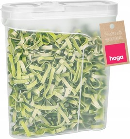 Hoga 1014 Tároló száraz élelmiszerekhez 2,4l átlátszó