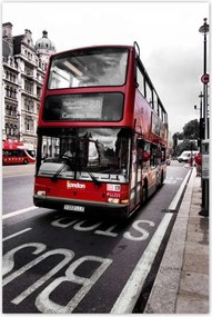 Poszterek 60x90 Érdekes londoni busz