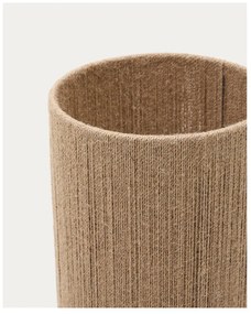 Sötét natúr színű akácfa asztali lámpa (magasság 43 cm) Kor – Kave Home