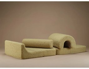 Zöld buklé gyerek fotel Flipster – Wigiwama