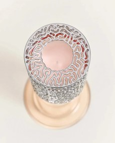 Starck gyertyatartó + gyertya Peau de Soie/Selyem arc 120g rózsaszín - Maison Berger Paris