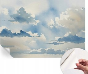 Fotótapéta Öntapadós tapéta a szobába Mennyei felhők 152x104 cm