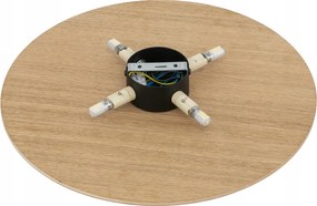 Fali lámpa Luna Tölgy 4xG9 40cm Falra Akasztható Lámpa Nappali szoba Design Otthon