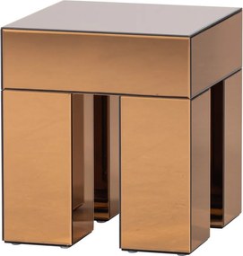 Fényes tárolóasztal 45x45 cm Mirrox – WOOOD