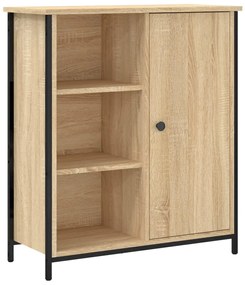 sonoma tölgy színű szerelt fa tálalószekrény 70 x 30 x 80 cm