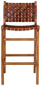 Barna teakfa bárszék 101 cm Perugia – House Nordic