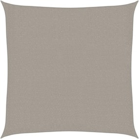 vidaXL világosszürke HDPE négyszögű napvitorla 160 g/m² 2,5x2,5 m