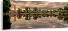 A tó és a fák képe (120x50 cm)