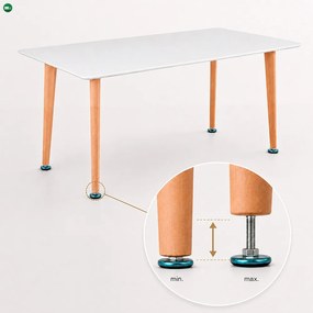 Silla 150 4+1 étkező garnitúra fehér-bézs