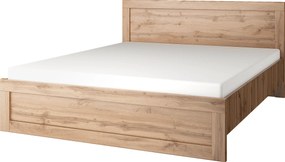 Franciaágy, 160x200, wotan tölgy, MORATIZ