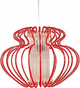 FĂŒggĆ mennyezeti lĂĄmpa Imperia E27 piros loft design elegĂĄns