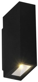 Polux LED Kültéri fali lámpa ORLEAN 2xLED/2,5W/230V fekete IP54 SA1749