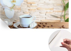 Dekoratív öntapadós fotótapéta az irodába Virágos relaxáció 250x104 cm