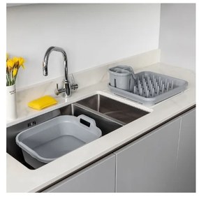 Eco Range szürke evőeszköztartó újrahasznosított műanyagból - Addis