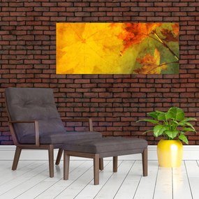 Kép - Őszi levelek (120x50 cm)