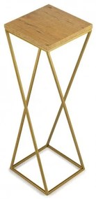 LOFT virágtartó állvány 70x24 cm aranybarna