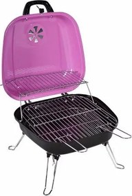 Faszenes hordozható grillsütő Garth BBQ Pink