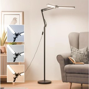 Brilagi - VARIO dimmelhető flexibilis LED állólámpa 14W/5V 157 cm fekete