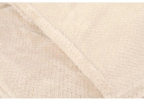 Elefántcsont színű mikroplüss takaró 150x200 cm Pippa – Tiseco Home Studio