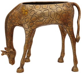 Zsiráf Alakú Jégvödör Sárgaréz - 49x22x39 cm Alumínium