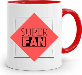 Szurkolóknak Szurkolói Bögre Piros Ajándék nyomott mintával