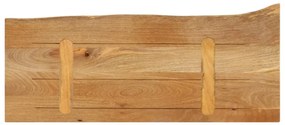 tömör mangófa természetes élű asztallap 70 x 30 x 2,5 cm