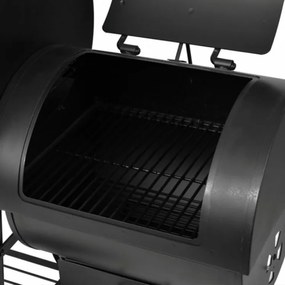 HECHT SENTINEL-MINOR Faszenes kerti grill, smoker, két tűztér