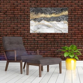 Kép - Mandala márványból (90x60 cm)
