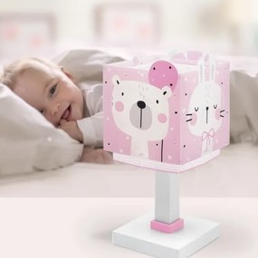 Dalber 63111NS - LED gyereklámpa BABY JUNGLE 1xG4/4W/230V rózsaszín