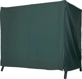 Outsunny Hollywood Swing Fedezék 3 Személyes, Vízhatlan Télálló Védőfedezék Kerti Hintaágyhoz, UV-álló Ponyva, Tépésálló 600D Oxford Állvány, 205x124x