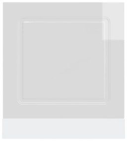 mosogatógép panel Kalmar magasfényű fehér 60x1,5x67 cm gépi fa