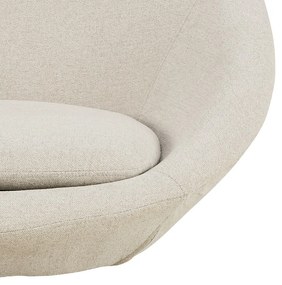 Bézs forgó zsenília fotel Center – Actona