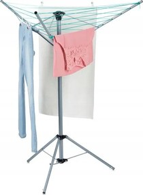 Erkély-, kerti-, szabadonálló függőleges szárítógép Relaxdays 135-140 cm x 1