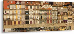 Kép - Vízparti negyed, Portugália (120x50 cm)