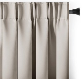 Bézs sötétítő termo függöny 140x270 cm Pleat – Restilo