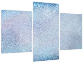 Kép - Mandalák kékszínben (90x60 cm)