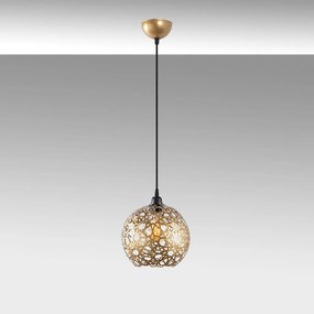 Selcuklu MR-785-1 arany fém függőlámpa, Ø25 cm