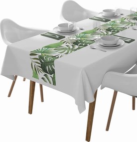 Dekorációs futófelület 45x140 Panama Levelek Zöld