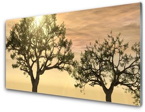 Akril üveg kép fák Természet 140x70 cm