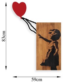 Fa fali dekoráció, Banksy - 15