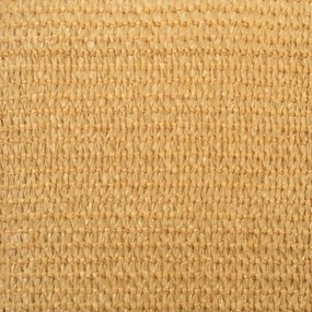 homokszínű négyszögletű HDPE napvitorla 160 g/m² 3x5 m