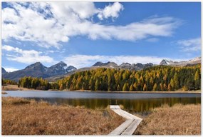 Poszterek 120x80 Tájkép Fa híd