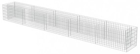 horganyzott acél gabion magaságyás 450 x 50 x 50 cm