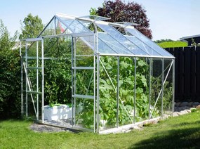 üvegház VITAVIA URANUS 8300 tiszta üveg 3 mm ezüst színű LG1036